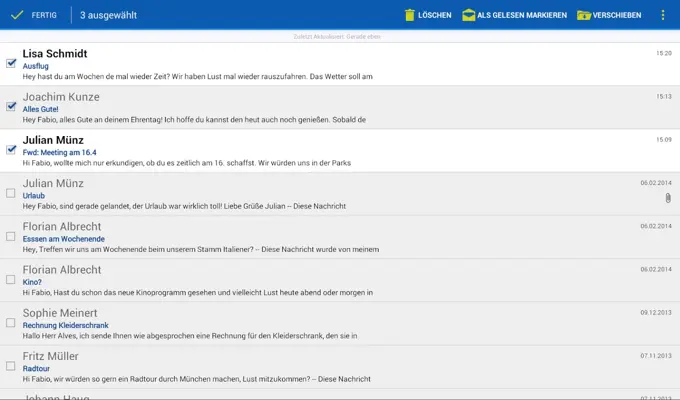 Mail android App screenshot 11