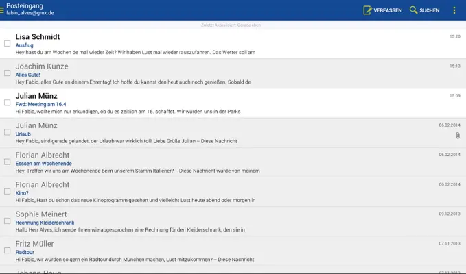 Mail android App screenshot 12